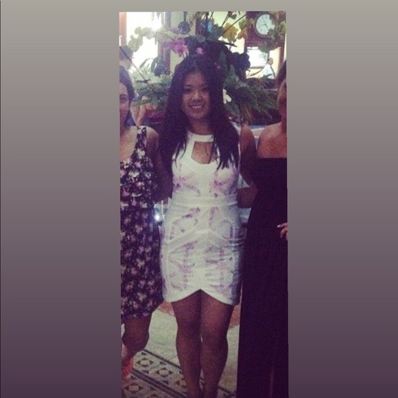 Geo-Print White Dress - Picture 5 of 5